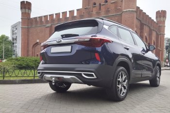 15 399 р. Фаркоп Petroil Tuning (съемный квадрат) KIA Seltos (2019-2024)  с доставкой в г. Таганрог. Увеличить фотографию 5