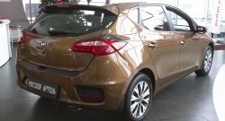 1 779 р. Защитная накладка на задний бампер RA  KIA Ceed  2 JD (2015-2018) рестайлинг, хэтчбэк  с доставкой в г. Таганрог. Увеличить фотографию 2