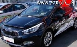 Дефлектор капота NovLine KIA Ceed 1 ED рестайлинг, хэтчбэк 5 дв. (2010-2012)