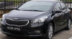 1 149 р. Реснички на фары RA  KIA Cerato  3 YD (2013-2016) дорестайлинг седан (Неокрашенные)  с доставкой в г. Таганрог. Увеличить фотографию 4