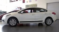 3 289 р. Молдинги RA (узкие, комплект 4 шт.) KIA Cerato 3 YD дорестайлинг седан (2013-2016) (Поверхность глянец (под окраску), Неокрашенные)  с доставкой в г. Таганрог. Увеличить фотографию 5