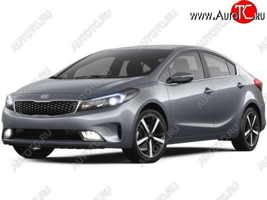 3 399 р. Передний бампер JORDEN KIA Cerato 3 YD рестайлинг седан (2016-2019) (Неокрашенный)  с доставкой в г. Таганрог