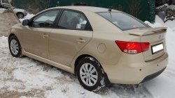 6 299 р. Пороги накладки GT Dynamics KIA Cerato 2 TD седан (2008-2013) (Неокрашенные)  с доставкой в г. Таганрог. Увеличить фотографию 2