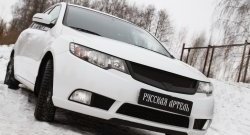 4 389 р. Решётка радиатора (Forte) RA  KIA Cerato  2 TD (2008-2013) седан (Поверхность глянец (под окраску), Неокрашенная)  с доставкой в г. Таганрог. Увеличить фотографию 2