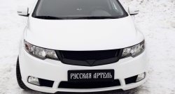 4 389 р. Решётка радиатора (Forte) RA  KIA Cerato  2 TD (2008-2013) седан (Поверхность глянец (под окраску), Неокрашенная)  с доставкой в г. Таганрог. Увеличить фотографию 3