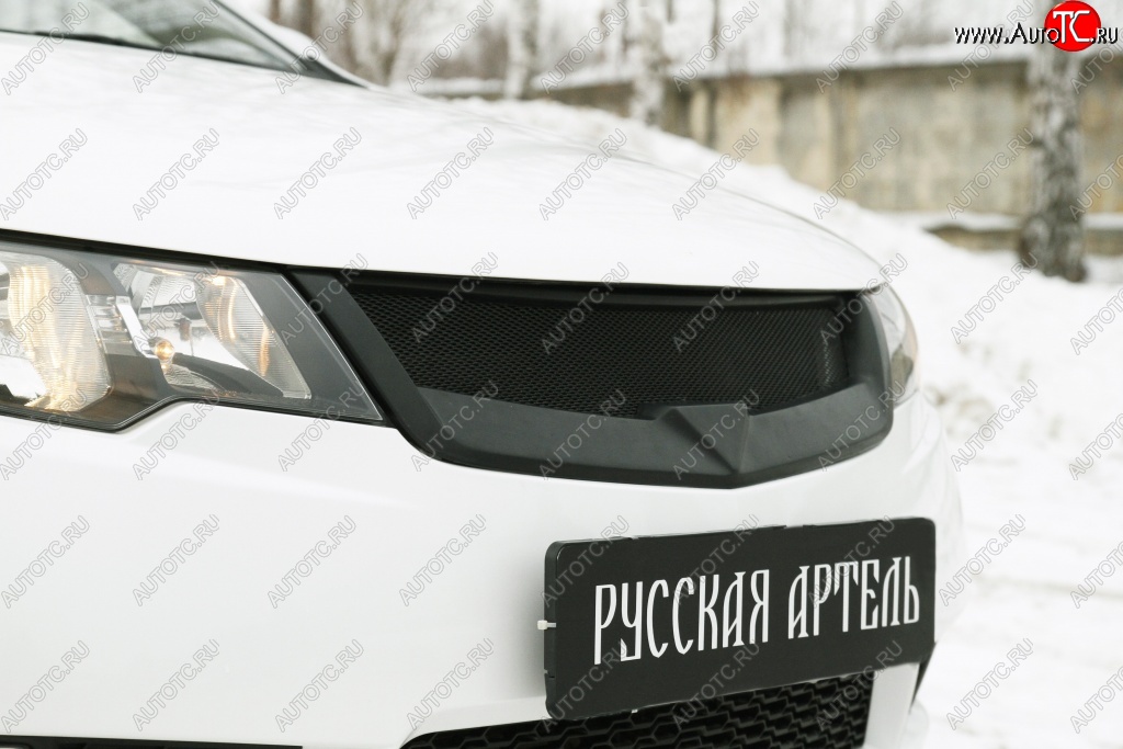 4 389 р. Решётка радиатора (Forte) RA  KIA Cerato  2 TD (2008-2013) седан (Поверхность глянец (под окраску), Неокрашенная)  с доставкой в г. Таганрог