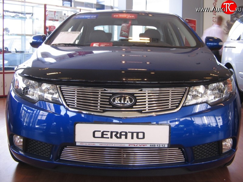 4 799 р. Декоративная вставка решетки радиатора Berkut KIA Cerato 2 TD седан (2008-2013)  с доставкой в г. Таганрог