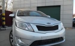 3 639 р. Решётка радиатора Pandora KIA Rio 3 QB дорестайлинг седан (2011-2015) (Неокрашенная)  с доставкой в г. Таганрог. Увеличить фотографию 8