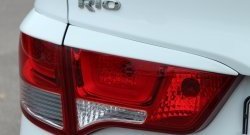 1 999 р. Реснички на фонари BS KIA Rio 3 QB рестайлинг седан (2015-2017) (Неокрашенные)  с доставкой в г. Таганрог. Увеличить фотографию 3