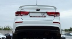 5 799 р. Спойлер BS KIA Rio 3 QB рестайлинг седан (2015-2017) (Неокрашенный)  с доставкой в г. Таганрог. Увеличить фотографию 4