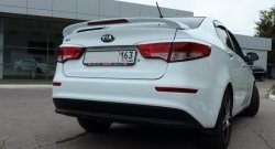 5 799 р. Спойлер BS KIA Rio 3 QB рестайлинг седан (2015-2017) (Неокрашенный)  с доставкой в г. Таганрог. Увеличить фотографию 5