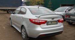 2 549 р. Спойлер LitCompany KIA Rio 3 QB рестайлинг седан (2015-2017) (Неокрашенный)  с доставкой в г. Таганрог. Увеличить фотографию 2