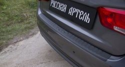 1 169 р. Защитная накладка на задний бампер RA KIA Rio 3 QB рестайлинг седан (2015-2017)  с доставкой в г. Таганрог. Увеличить фотографию 5