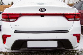 679 р. Защитная накладка заднего бампера Тюн-Авто KIA Rio 4 FB дорестайлинг седан (2016-2020)  с доставкой в г. Таганрог. Увеличить фотографию 2