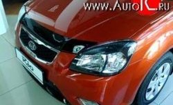 Дефлектор капота NovLine KIA Rio 2 JB дорестайлинг седан (2005-2009)