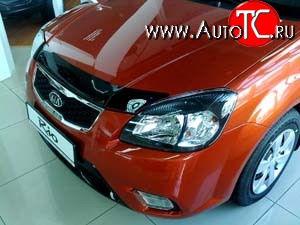 2 069 р. Дефлектор капота NovLine KIA Rio 2 JB дорестайлинг седан (2005-2009)  с доставкой в г. Таганрог