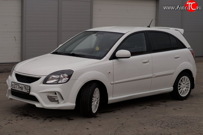 4 599 р. Комплект порогов Vita Dm  KIA Rio ( 2 JB,  4 FB) (2005-2024) дорестайлинг седан, дорестайлинг, хэтчбэк 5 дв., рестайлинг, хэтчбэк 5 дв., рестайлинг седан (Неокрашенные)  с доставкой в г. Таганрог