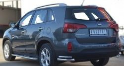 26 999 р. Широкая защита порогов SLITKOFF  KIA Sorento  XM (2012-2015) рестайлинг  с доставкой в г. Таганрог. Увеличить фотографию 4