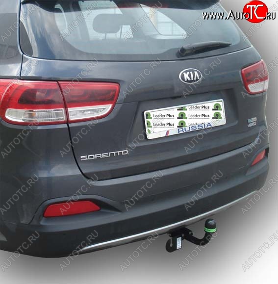 7 799 р. Фаркоп (дизель) Лидер Плюс.  KIA Sorento  UM/Prime (2014-2020) дорестайлинг, рестайлинг (Без электропакета)  с доставкой в г. Таганрог