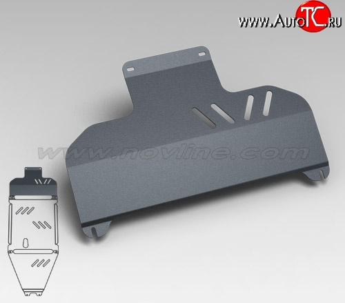 1 969 р. Защита картера двигателя Novline (2.4/3.3, МКПП/АКПП, 3 мм) KIA Sorento BL рестайлинг (2006-2010)  с доставкой в г. Таганрог