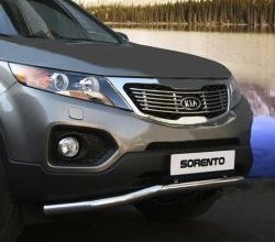 5 084 р. Декоративная вставка решетки радиатора Novline (d16 мм) (рестайлинг) KIA Sorento XM дорестайлинг (2009-2012)  с доставкой в г. Таганрог. Увеличить фотографию 1