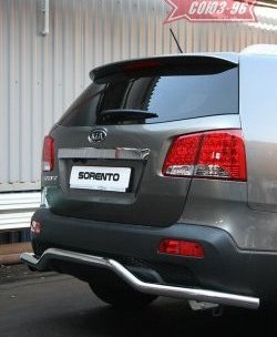 8 459 р. Защита заднего бампера Souz-96 (d60) KIA Sorento XM дорестайлинг (2009-2012)  с доставкой в г. Таганрог. Увеличить фотографию 1