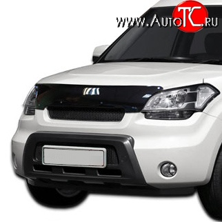 569 р. Дефлектор капота NovLine KIA Soul AM дорестайлинг (2008-2011)  с доставкой в г. Таганрог