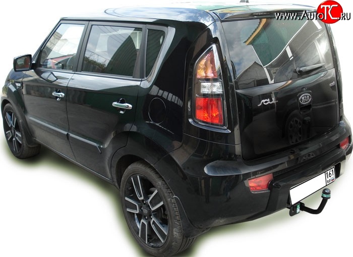 7 349 р. Фаркоп Лидер Плюс KIA Soul AM дорестайлинг (2008-2011) (Без электропакета)  с доставкой в г. Таганрог