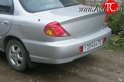 3 499 р. Задний бампер Стандартный KIA Spectra (2000-2009) (Неокрашенный)  с доставкой в г. Таганрог