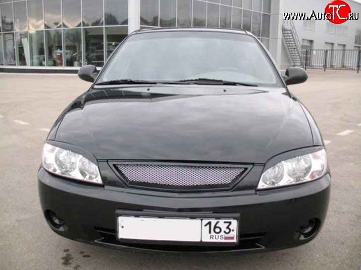 2 499 р. Решётка радиатора Sport KIA Spectra (2000-2009) (Неокрашенная)  с доставкой в г. Таганрог