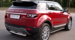 15 799 р. Защита порогов из круглой трубы диаметром 63 мм (Prestige u Pure) Russtal Land Rover Range Rover Evoque 1 L538 дорестайлинг 5 дв. (2011-2015) (Защита порогов с со скосами на торцах (вариант 1))  с доставкой в г. Таганрог. Увеличить фотографию 4