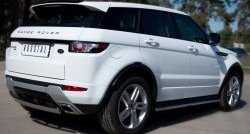 18 549 р. Защита заднего бампера (Ø75x42 мм, нержавейка, Dynamic) Russtal Land Rover Range Rover Evoque 1 L538 дорестайлинг 5 дв. (2011-2015)  с доставкой в г. Таганрог. Увеличить фотографию 4