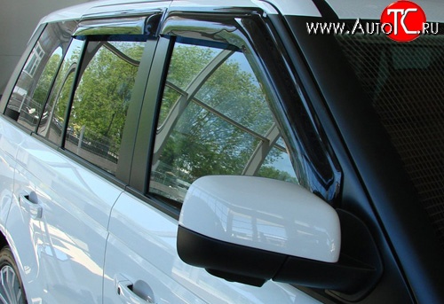 2 989 р. Дефлекторы окон (ветровики) Novline 4 шт. Land Rover Range Rover Sport 1 L320 дорестайлинг (2005-2009)  с доставкой в г. Таганрог