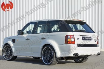 23 899 р. Пороги накладки HAMMAN  Land Rover Range Rover Sport  1 L320 (2005-2009) дорестайлинг (Неокрашенные)  с доставкой в г. Таганрог. Увеличить фотографию 2