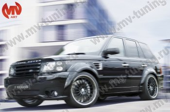 23 899 р. Пороги накладки HAMMAN  Land Rover Range Rover Sport  1 L320 (2005-2009) дорестайлинг (Неокрашенные)  с доставкой в г. Таганрог. Увеличить фотографию 3