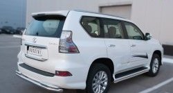 21 699 р. Защита заднего бампера (Ø63 и 42 мм, с углами, нержавейка) SLITKOFF  Lexus GX460  J150 (2013-2022) 1-ый рестайлинг, 2-ой рестайлинг  с доставкой в г. Таганрог. Увеличить фотографию 2