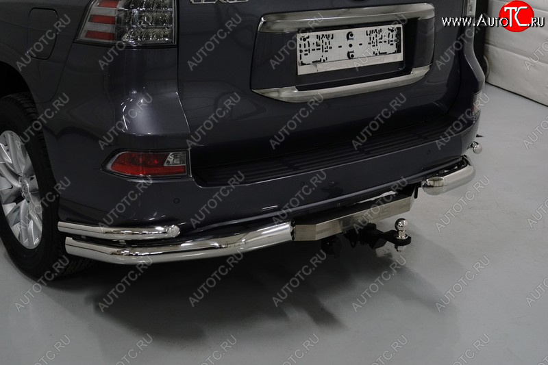 24 999 р. Фаркоп (тягово-сцепное устройство) TCC (надпись Lexus)  Lexus GX460  J150 (2019-2022) 2-ой рестайлинг (Оцинкованный, шар E - нержавейка)  с доставкой в г. Таганрог