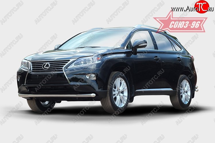 1 052 р. Защита переднего бампера одинарная Souz-96 (d60). Lexus RX350 AL10 рестайлинг (2012-2015)  с доставкой в г. Таганрог