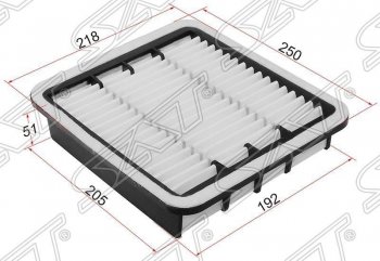 Фильтр воздушный двигателя SAT Lexus (Лексус) LS430 (ЛС)  XF30 (2000-2003), Toyota (Тойота) Crown (Кроун)  S170 (1999-2003)