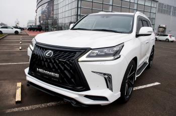 45 999 р. Юбка переднего бампера HEMMES Lexus LX450d J200 2-ой рестайлинг (2015-2022) (Неокрашенная)  с доставкой в г. Таганрог. Увеличить фотографию 16