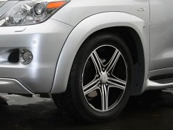 17 499 р. Накладки на колёсные арки GOLDMAN DAMD Lexus LX570 J200 дорестайлинг (2007-2012) (Неокрашенные)  с доставкой в г. Таганрог. Увеличить фотографию 4