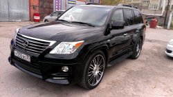 15 349 р. Накладки на колёсные арки JAOS Lexus LX570 J200 дорестайлинг (2007-2012) (Неокрашенные)  с доставкой в г. Таганрог. Увеличить фотографию 4