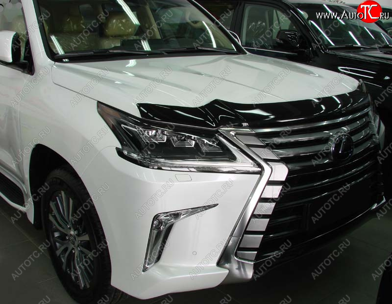 3 169 р. Дефлектор капота SIM  Lexus LX570  J200 (2015-2022) 2-ой рестайлинг  с доставкой в г. Таганрог