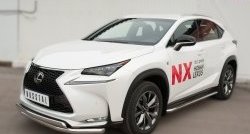 24 749 р. Широкая защита порогов F SPORT Russtal Lexus NX200T Z10 (2014-2017) (Текстура поверхности листа №1)  с доставкой в г. Таганрог. Увеличить фотографию 5