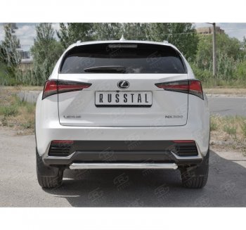 17 899 р. Защита заднего бампера (Ø63 мм, нержавейка) SLITKOFF  Lexus NX300h  Z10 (2014-2017) дорестайлинг  с доставкой в г. Таганрог. Увеличить фотографию 4