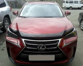 3 169 р. Дефлектор капота SIM  Lexus NX200  Z10 - NX300h  Z10  с доставкой в г. Таганрог. Увеличить фотографию 1