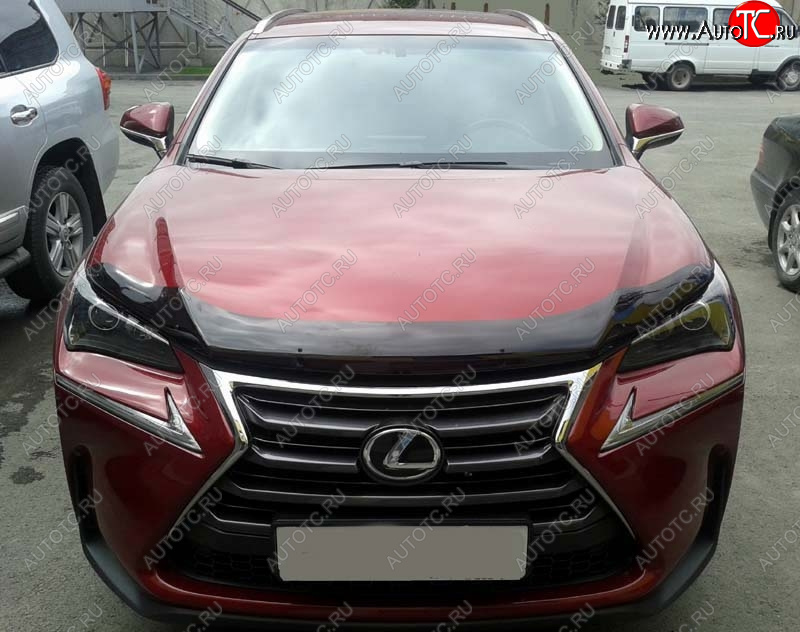 3 169 р. Дефлектор капота SIM  Lexus NX200  Z10 - NX300h  Z10  с доставкой в г. Таганрог