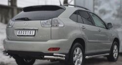 21 999 р. Защита порогов из круглой трубы диаметром 63 мм SLITKOFF  Lexus RX300  XU30 - RX350  XU30  с доставкой в г. Таганрог. Увеличить фотографию 2