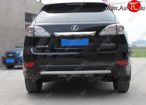 21 599 р. Накладка на задний бампер CT v3 Lexus RX350 AL10 дорестайлинг (2008-2012) (Неокрашенная)  с доставкой в г. Таганрог