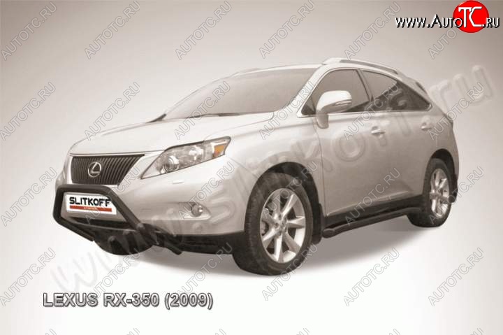 21 449 р. Кенгурятник d57 низкий мини  Lexus RX350  AL10 (2008-2012) дорестайлинг (Цвет: серебристый)  с доставкой в г. Таганрог